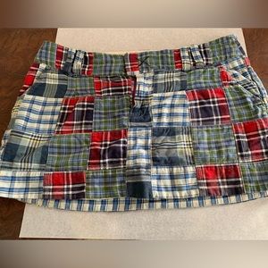 American eagle madras mini skirt